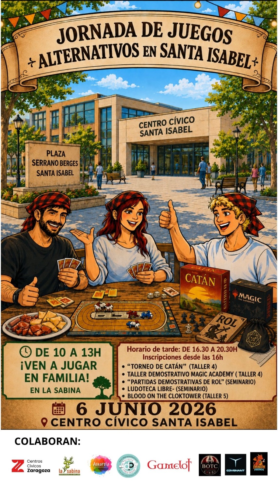 Cartel del Festival de Juegos y Cultura